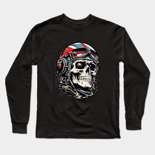 Skull Pilot Long Sleeve T-Shirt